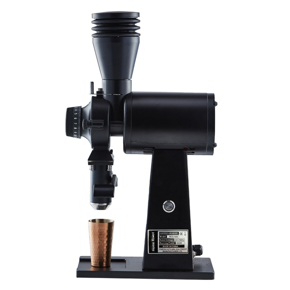 Kaffekværn titanium Burr sort Home Roast