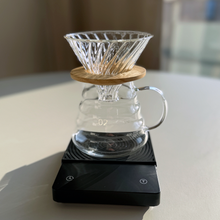 V60 Glaskande Kaffevægt Home Roast